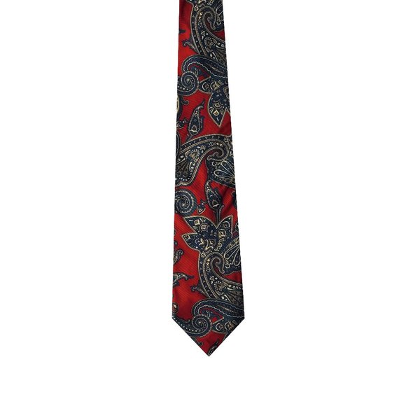 Christian Dior Paisley Pattern Necktie - Picture 1 of 2